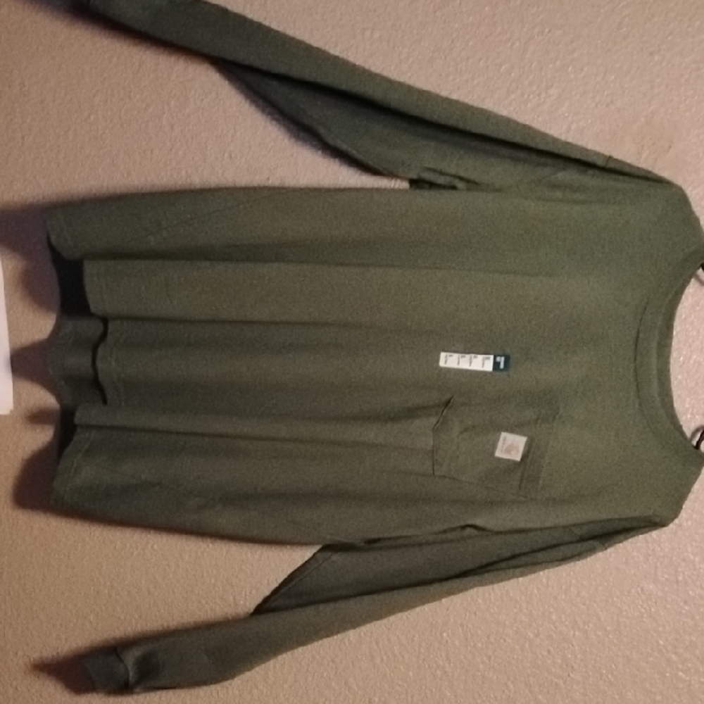 Carhartt XL Long Sleeve Tee Shirt Green